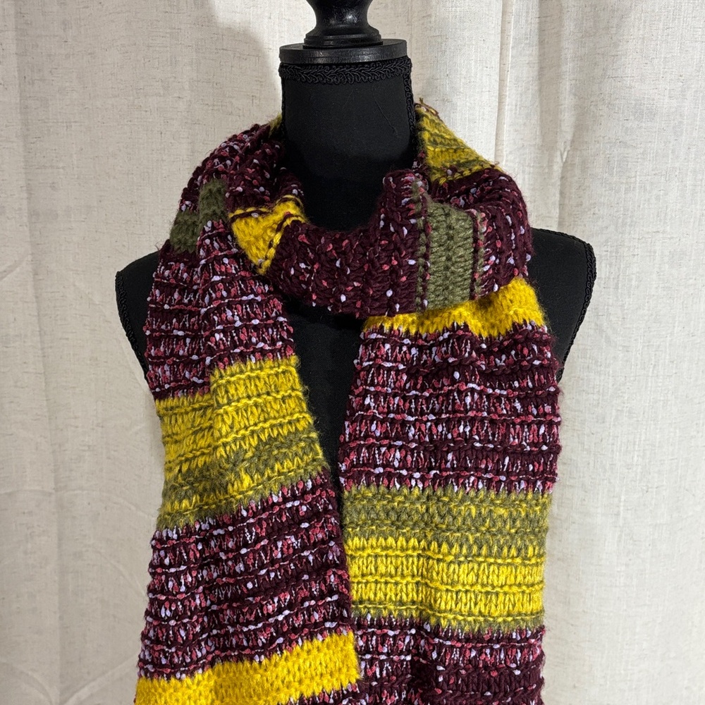 Multicolor Knit Scarf